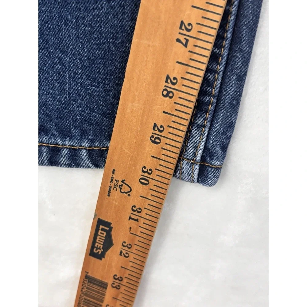 Levi's 505 Regular Fit Jeans Men's 40x32 Blue Straight Leg Denim Pants 0751